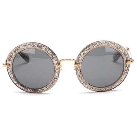 miu miu lunettes de soleil rondes